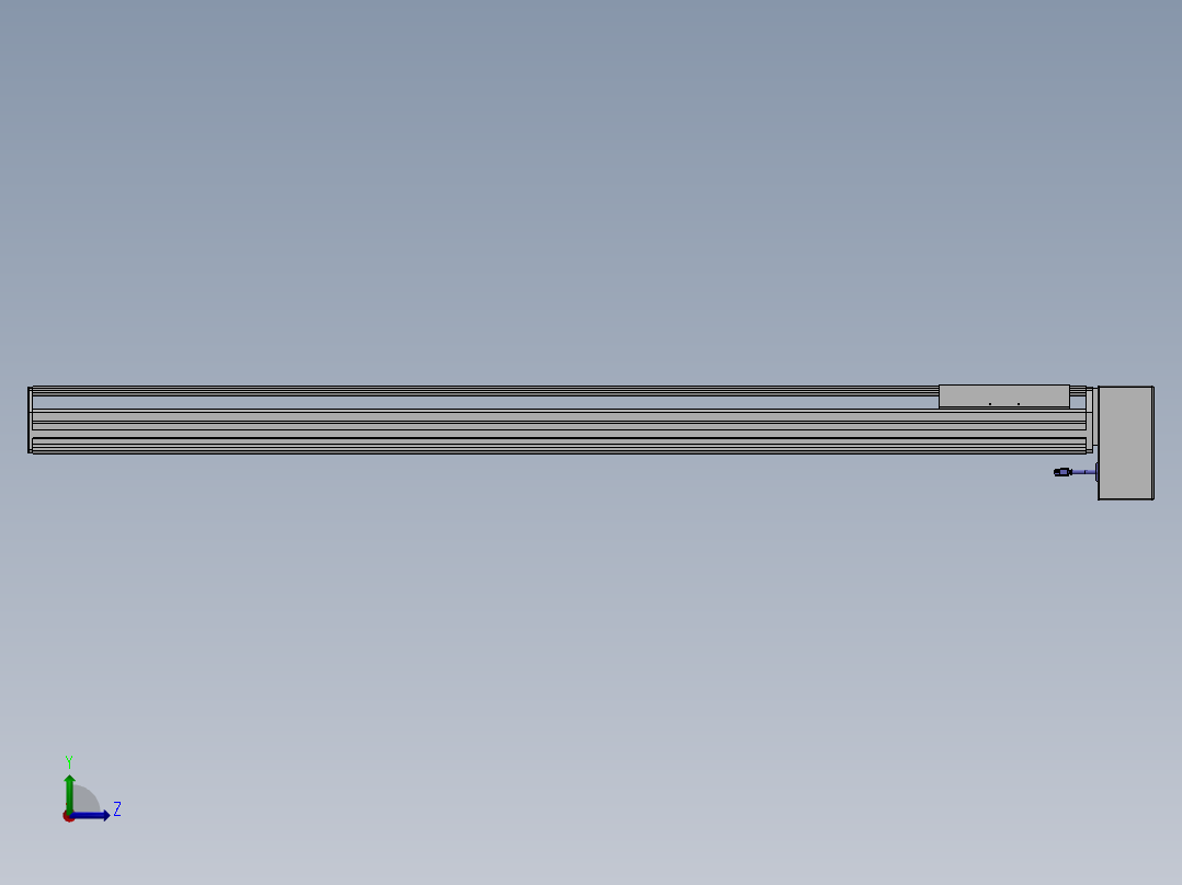 精密模组MT220-L150-1500-LD-M75-C4左视图