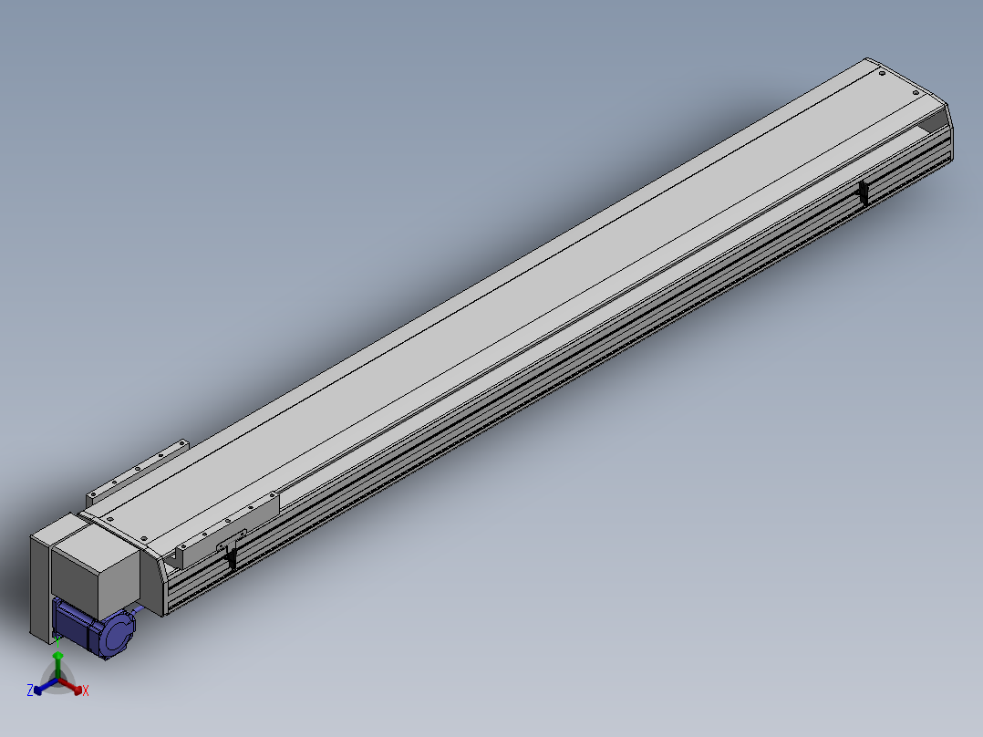 精密模组MT220-L150-1500-LD-M75-C4正等轴测图
