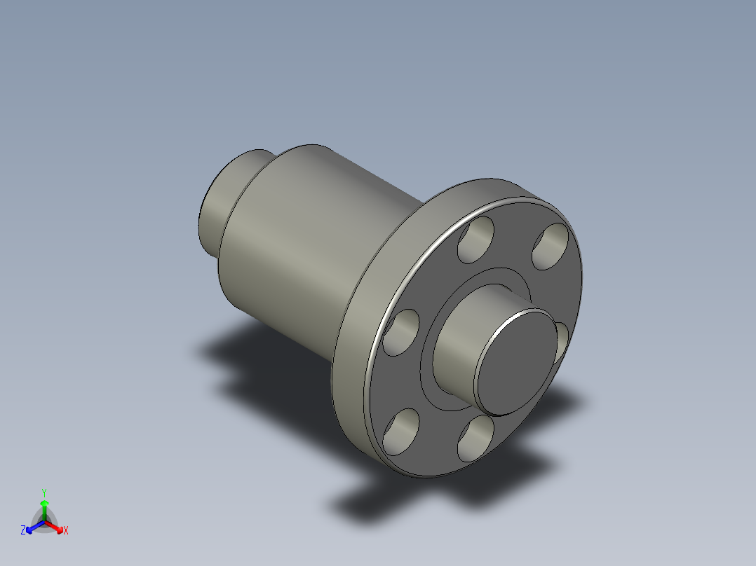 山云日尚SYS滚珠丝杠SFI4010.stp