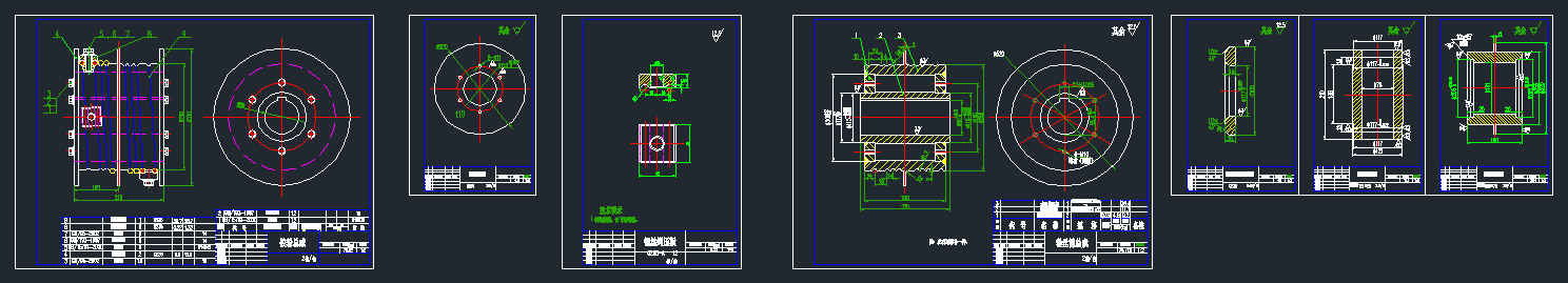 一种卷扬机的铰轮CAD图