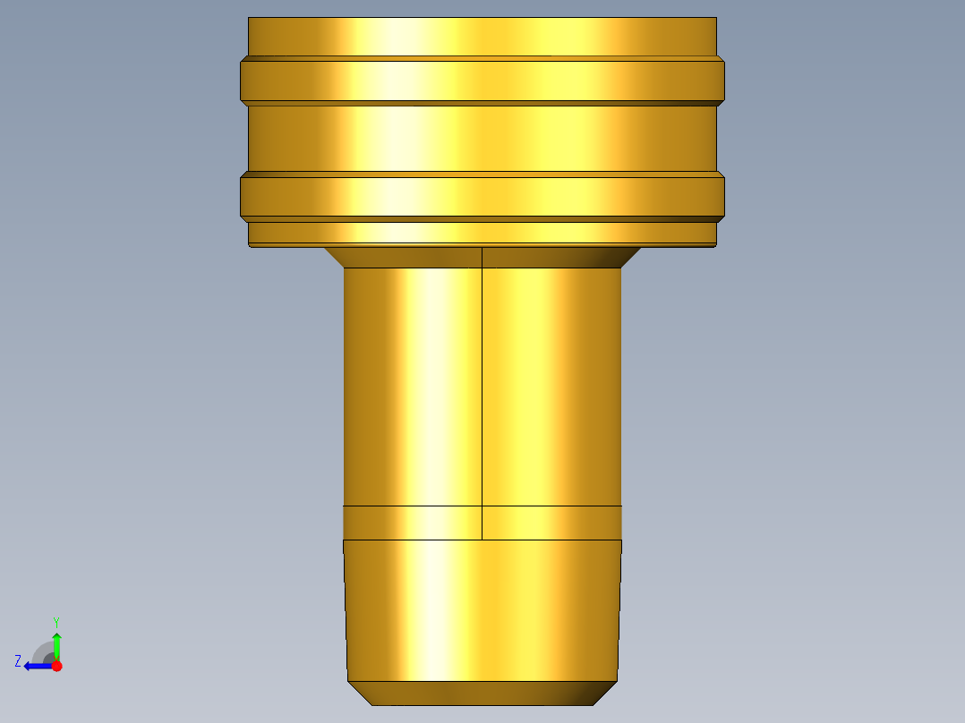 水管接头Swivel Connector Female Garden Hose to Male Pipe 88GH-12-6右视图