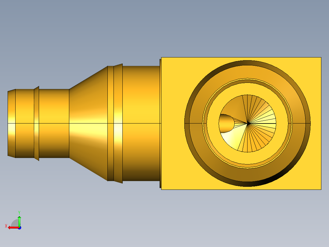 工业通用螺蚊管倒齿式工业硬管接头90Deg Elbow Barb Adapter 229-4-5_32-2后视图