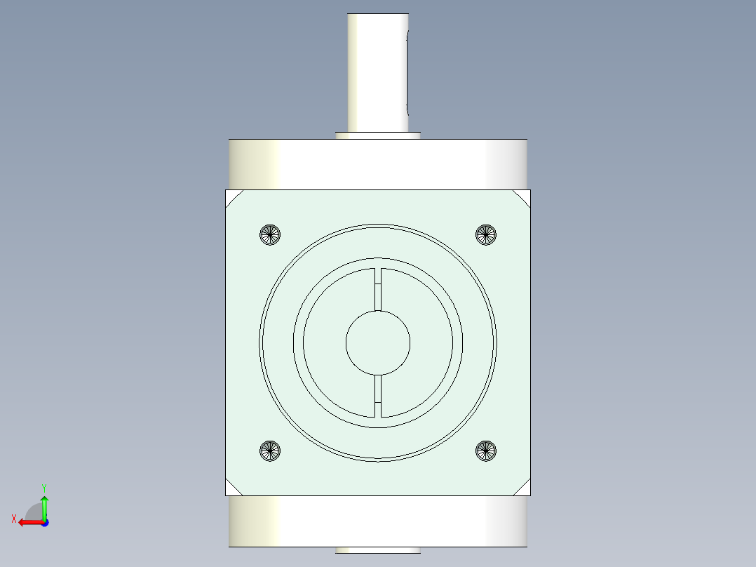 换向器PW90单轴-1 19-70-90-M6.stp后视图