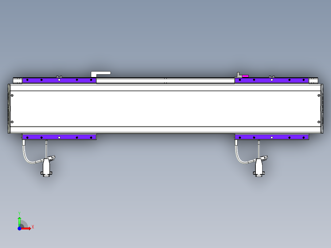 威洛博VL系列直线电机模组-2VL14S3-S350前视图