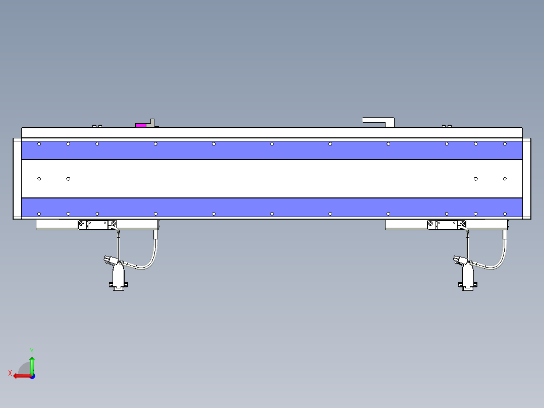 威洛博VL系列直线电机模组-2VL14S3-S350后视图