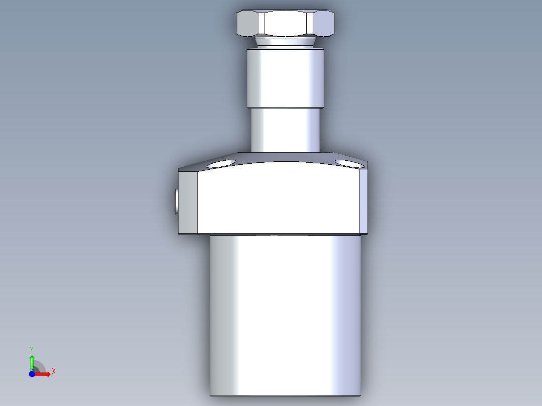 KOSMEKLHA0550-GL-Y30多系列多零件图纸模型前视图