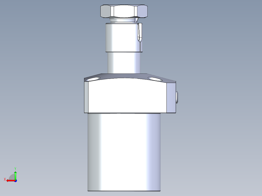 KOSMEKLHA0550-GL-Y30多系列多零件图纸模型后视图