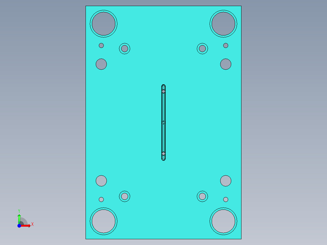 阻尼盘塑料模具设计（二维+三维+说明书）前视图