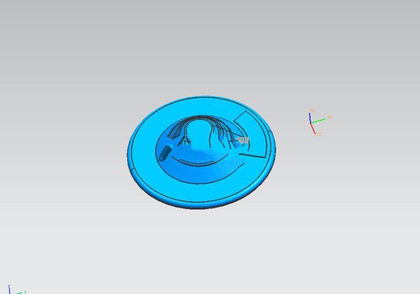 阻尼盘塑料模具设计（二维+三维+说明书）