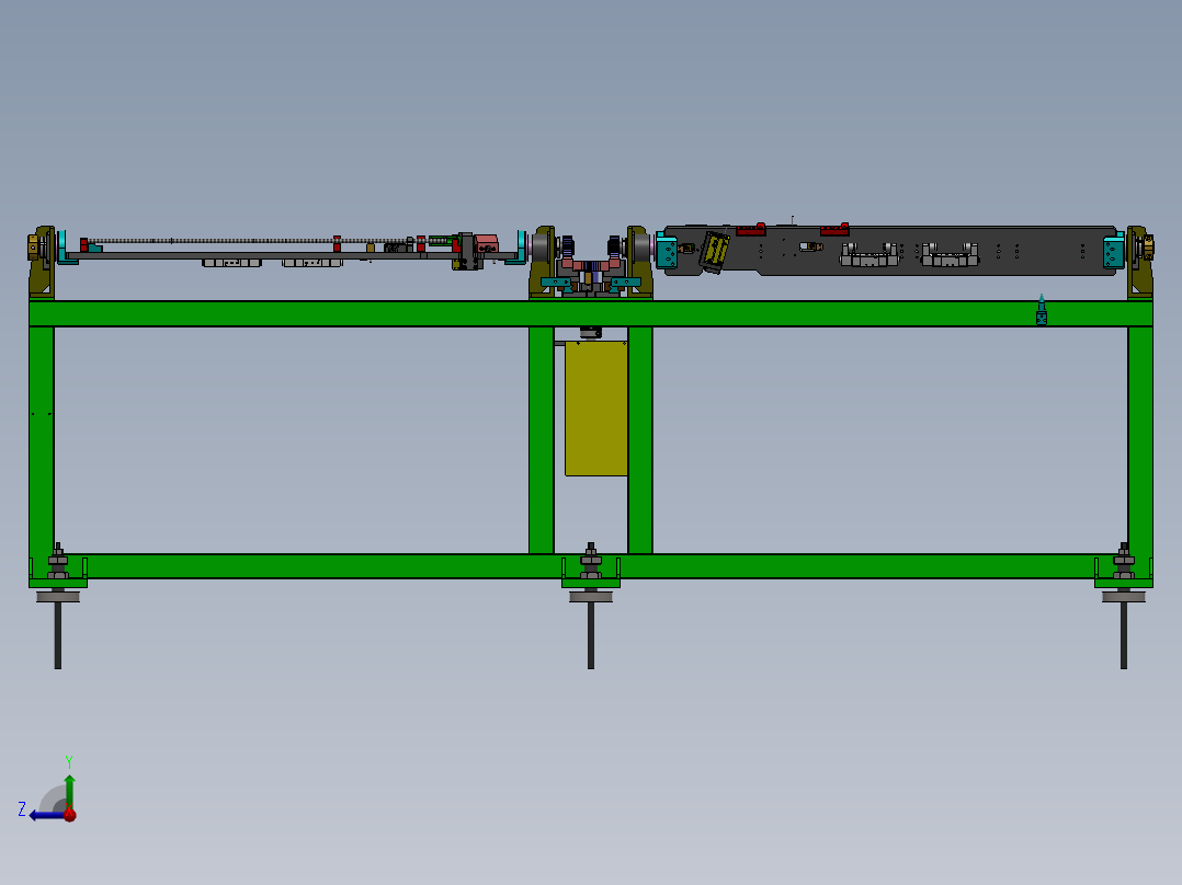 自动旋转烧烤机器sw18可编辑右视图