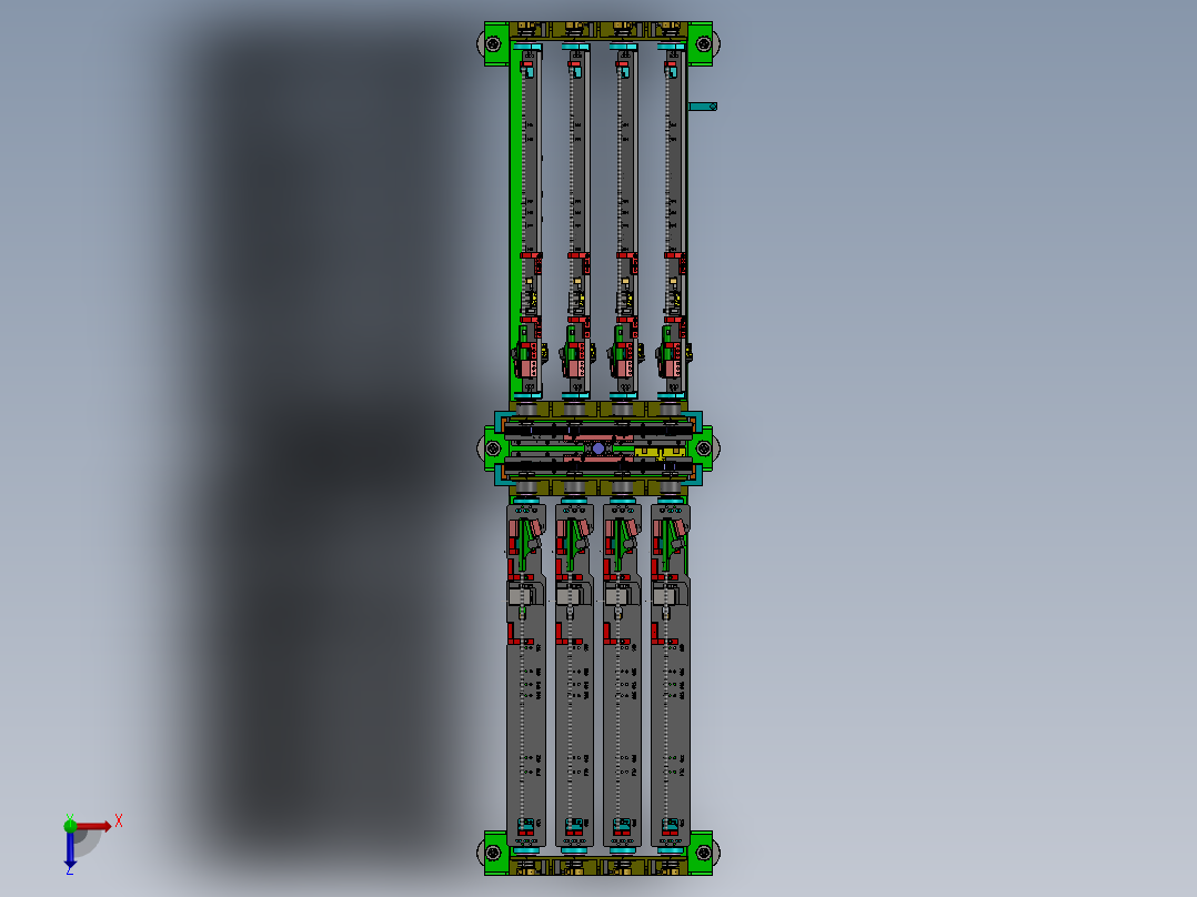 自动旋转烧烤机器sw18可编辑俯视图