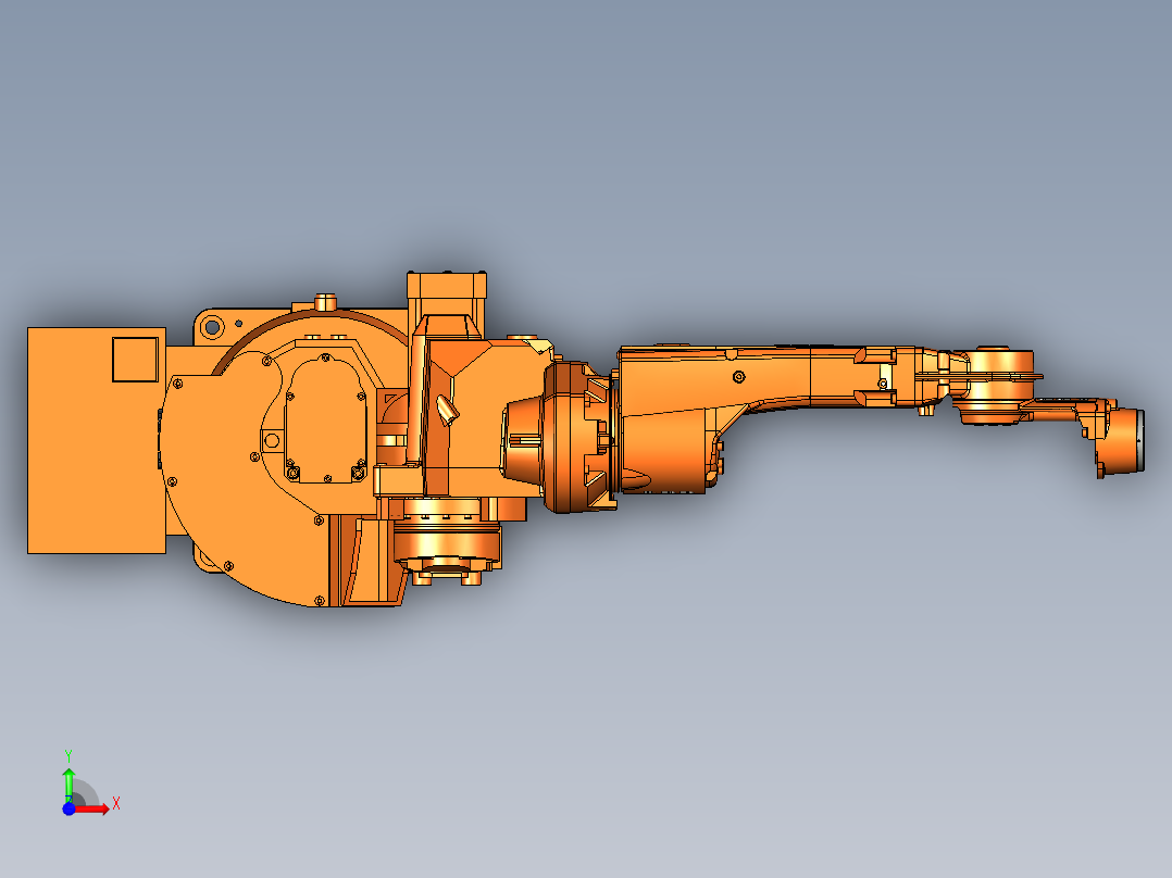 ABB IRB 1520ID IRC5 CATIA STP前视图