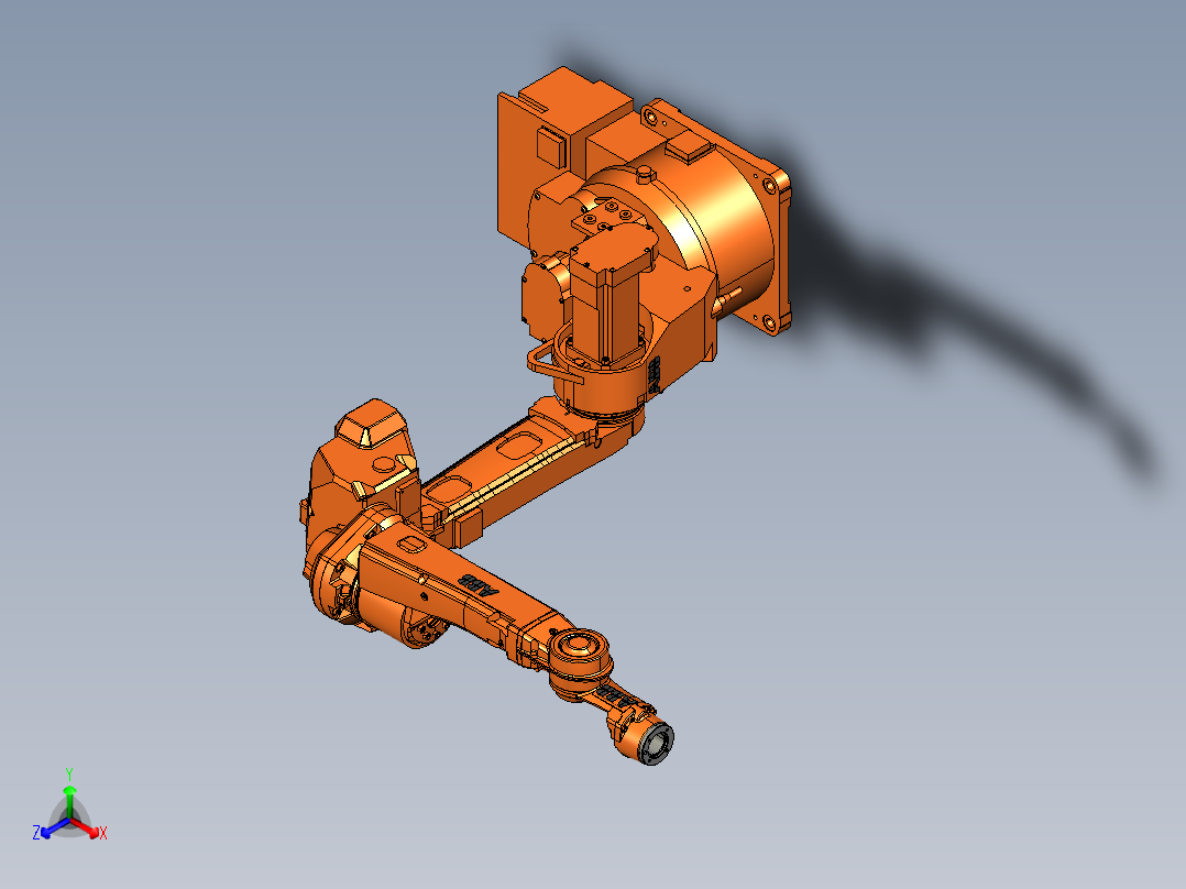 ABB IRB 1520ID IRC5 CATIA STP正等轴测图