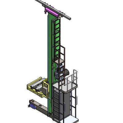 堆垛机模型详细3D图纸 非标自动化设备3D图纸3D模型