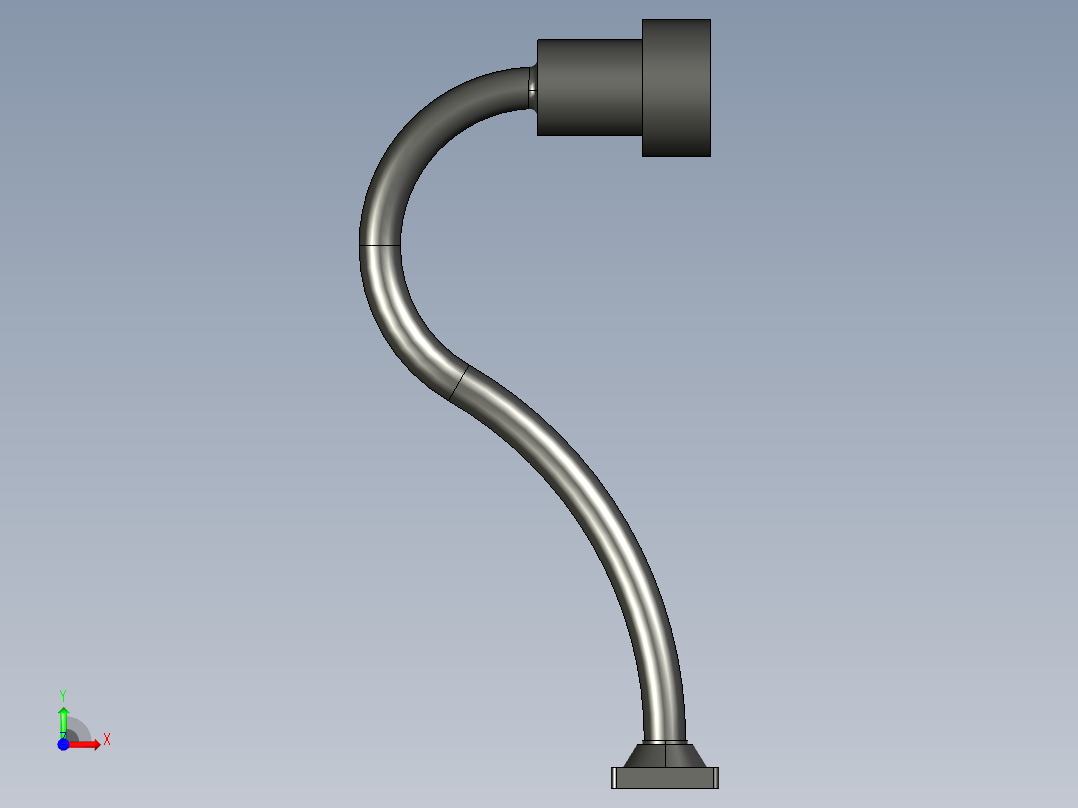 线体工作射灯前视图