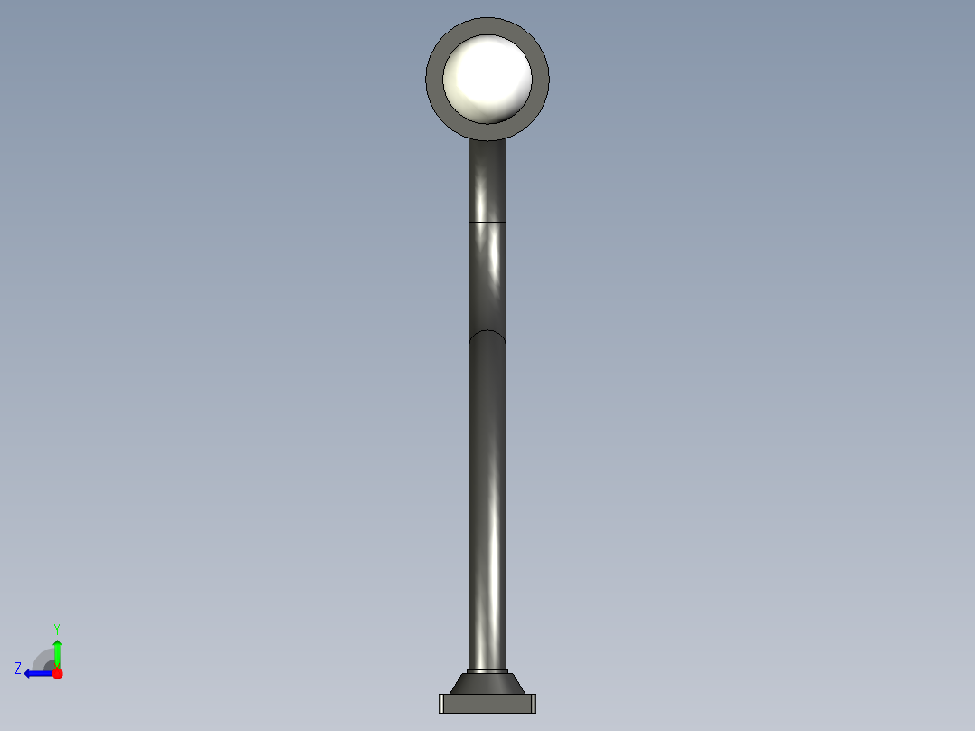 线体工作射灯右视图