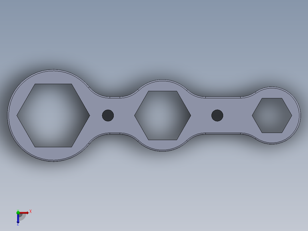 自行车扳手--sw俯视图