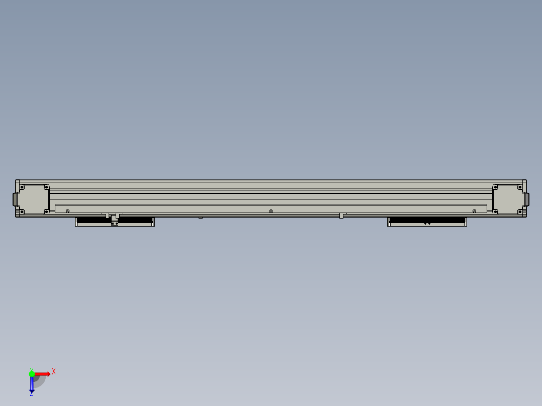 威洛博双电机滑台-VBC14S2-L100-S450-BLR-P40-C6俯视图