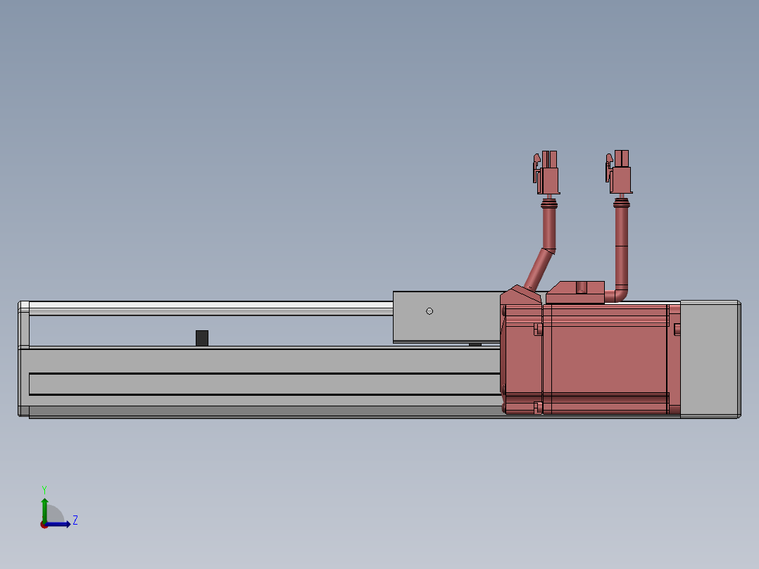 精密模组MY120-T10-150L-BR-P20B-C4-C左视图
