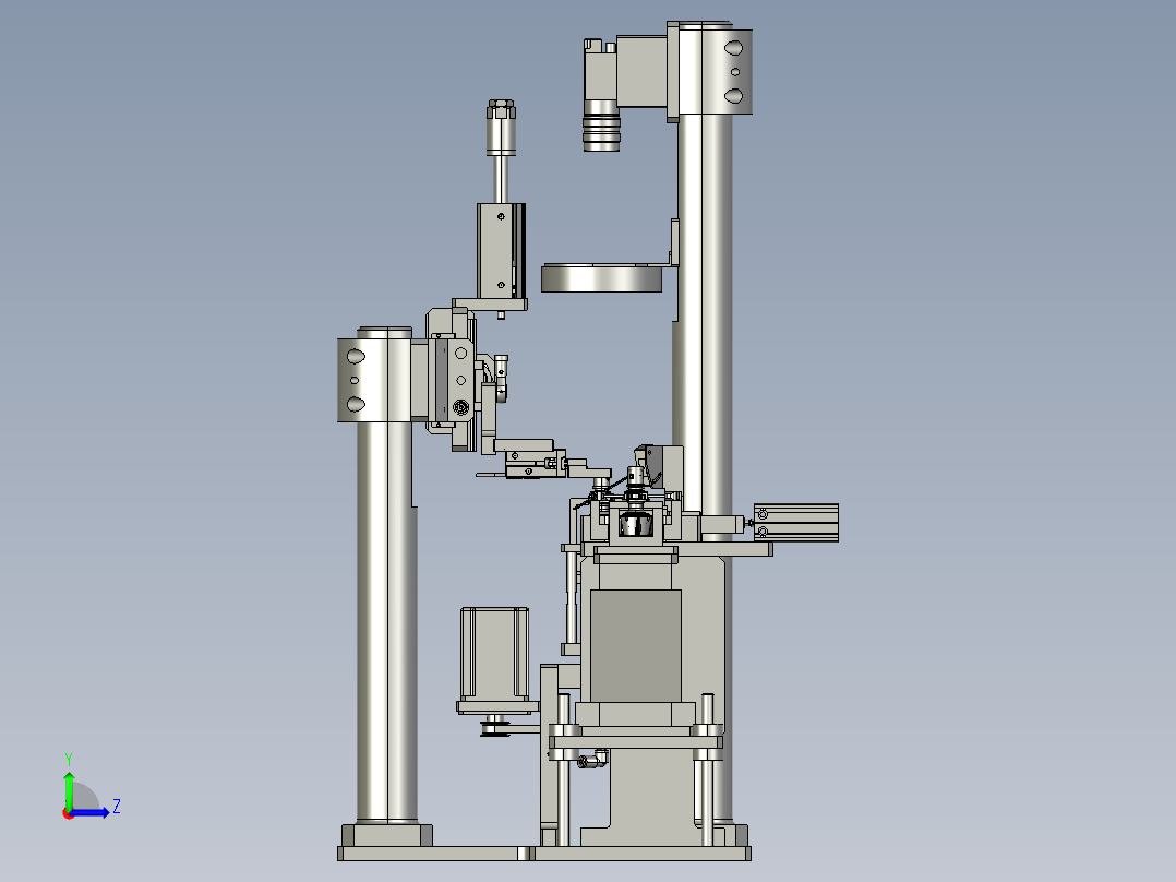 异形圆柱体产品上料检测-（DFL26-D0)左视图