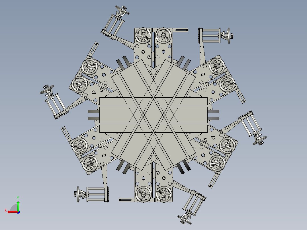 消磁能源机后视图