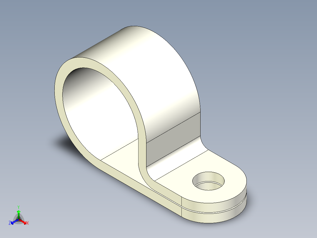 HP 系列 P 夹-H8P-NA正等轴测图