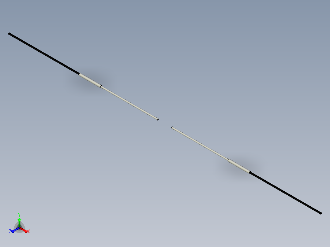 光纤元件对射型FT-1510Q-M正等轴测图