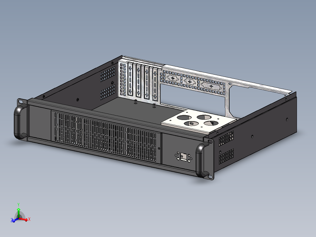 2U机箱深度350mm-ATX主板尺寸＜244-244