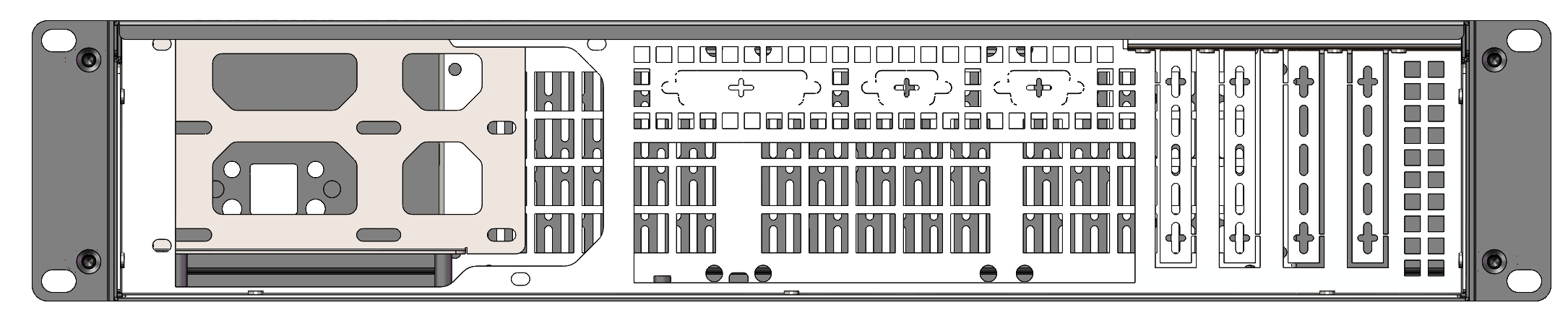 2U机箱深度350mm-ATX主板尺寸＜244-244