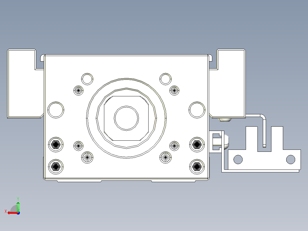 钢基模组-TPA-KNR-6005C-400A1-M-F0S1后视图
