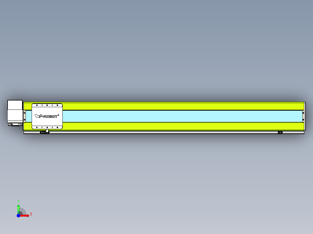 威洛博VBC同步带传动一无尘环境VBC17-L45-S1350-BRD-ZP75-C3前视图