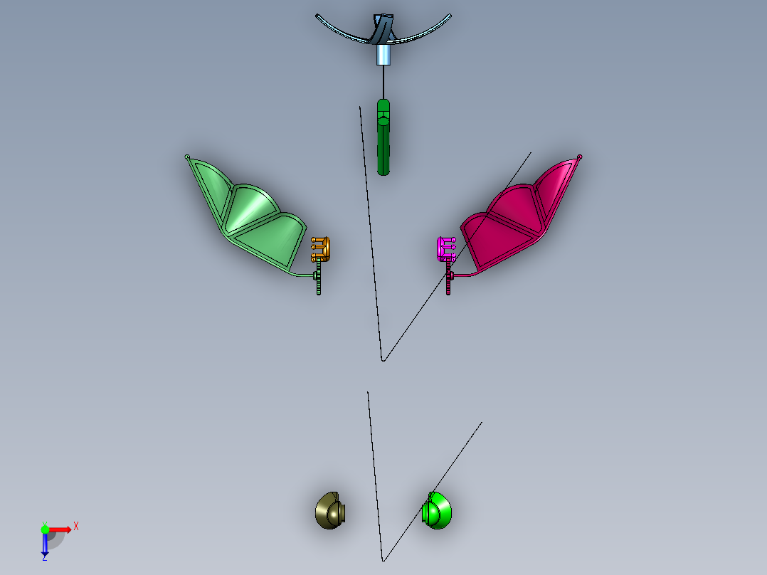 水上交通工具漂浮船俯视图