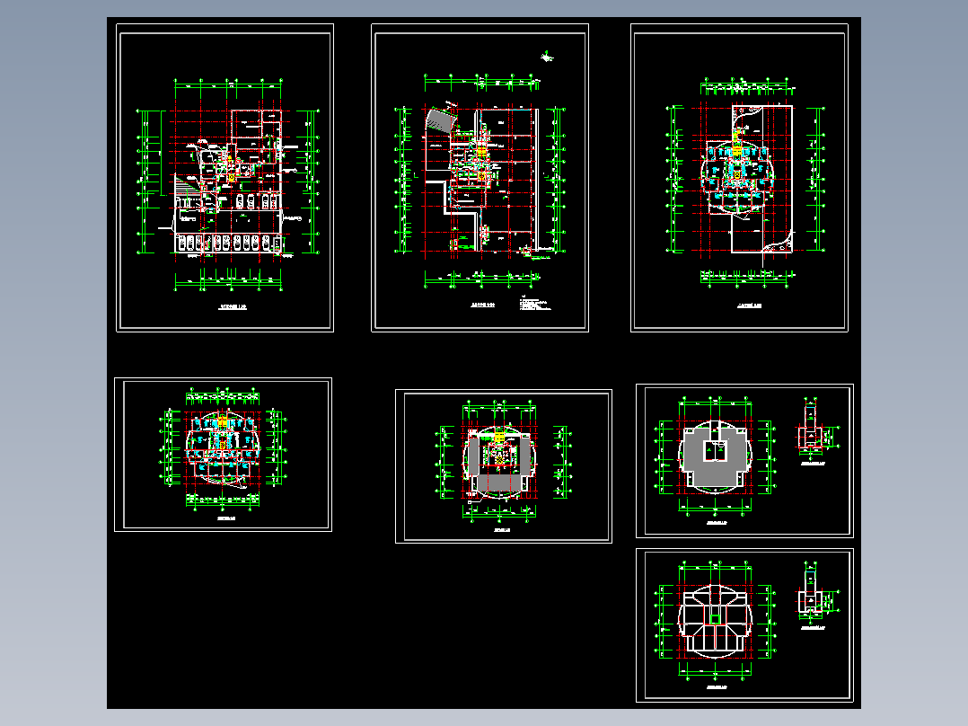 高层住宅楼施工平面图