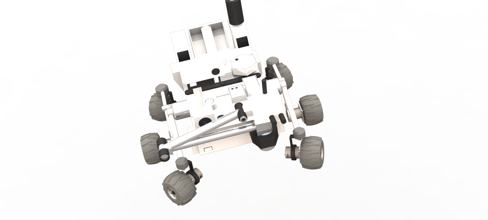 摇杆转向架机器人