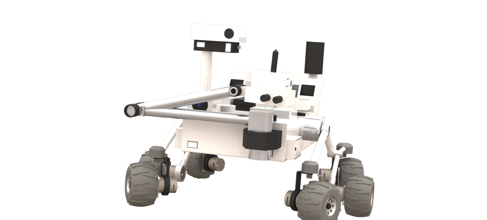 摇杆转向架机器人