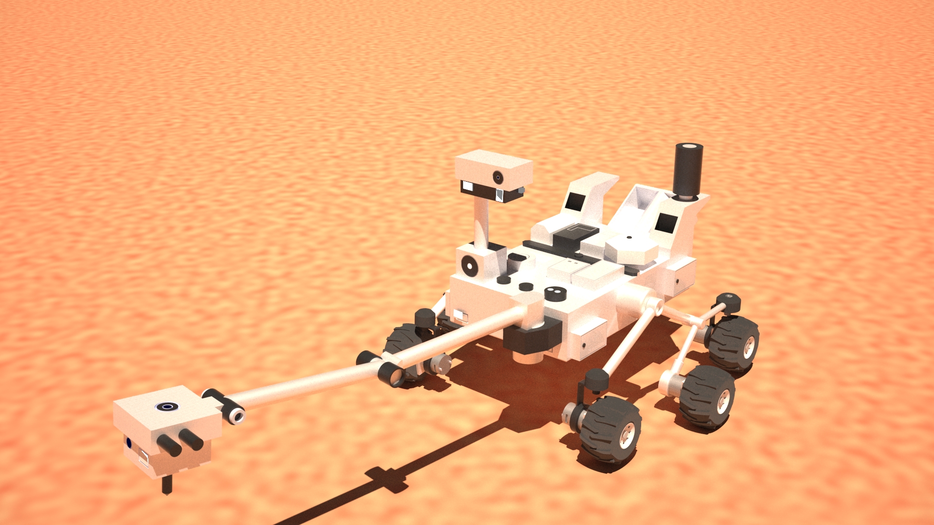 摇杆转向架机器人