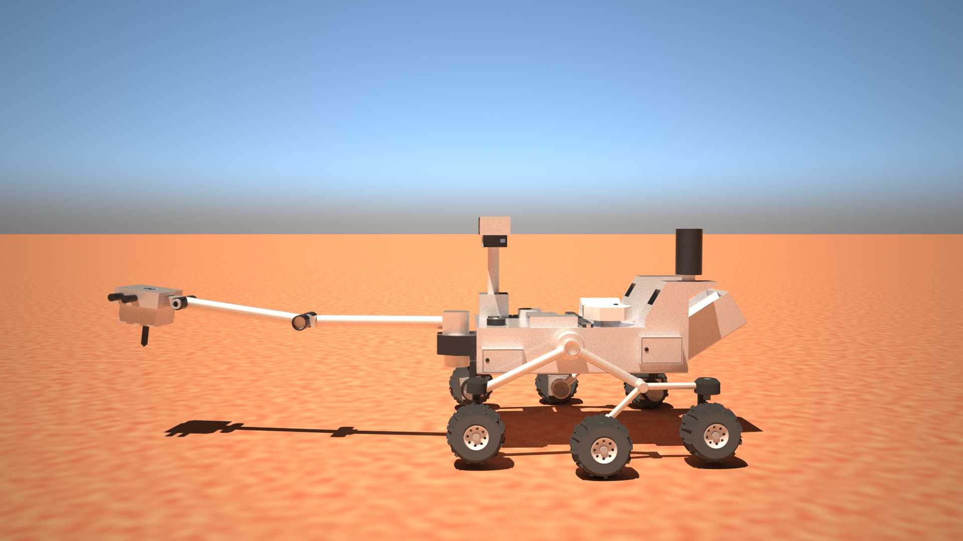 摇杆转向架机器人