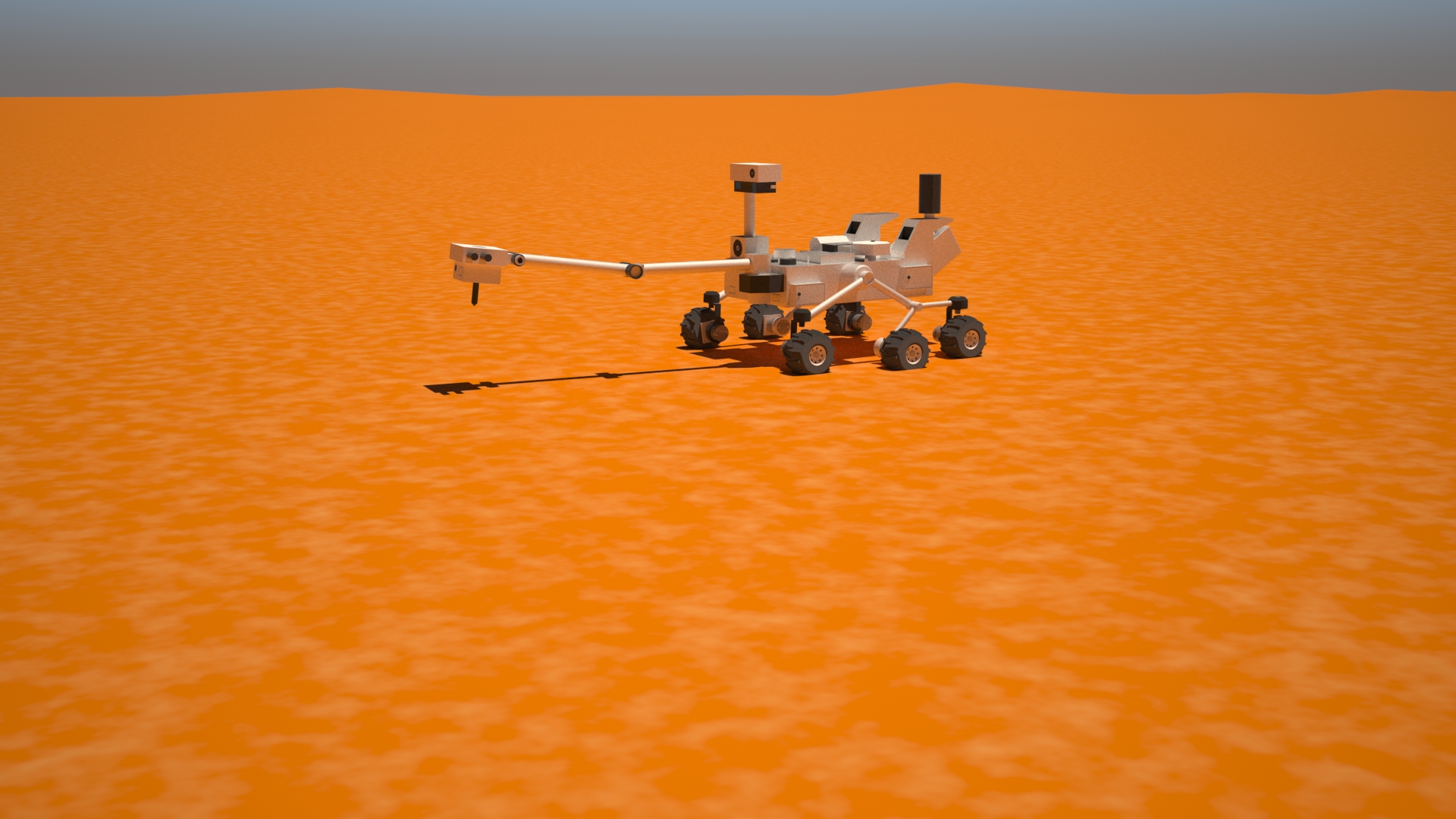 摇杆转向架机器人