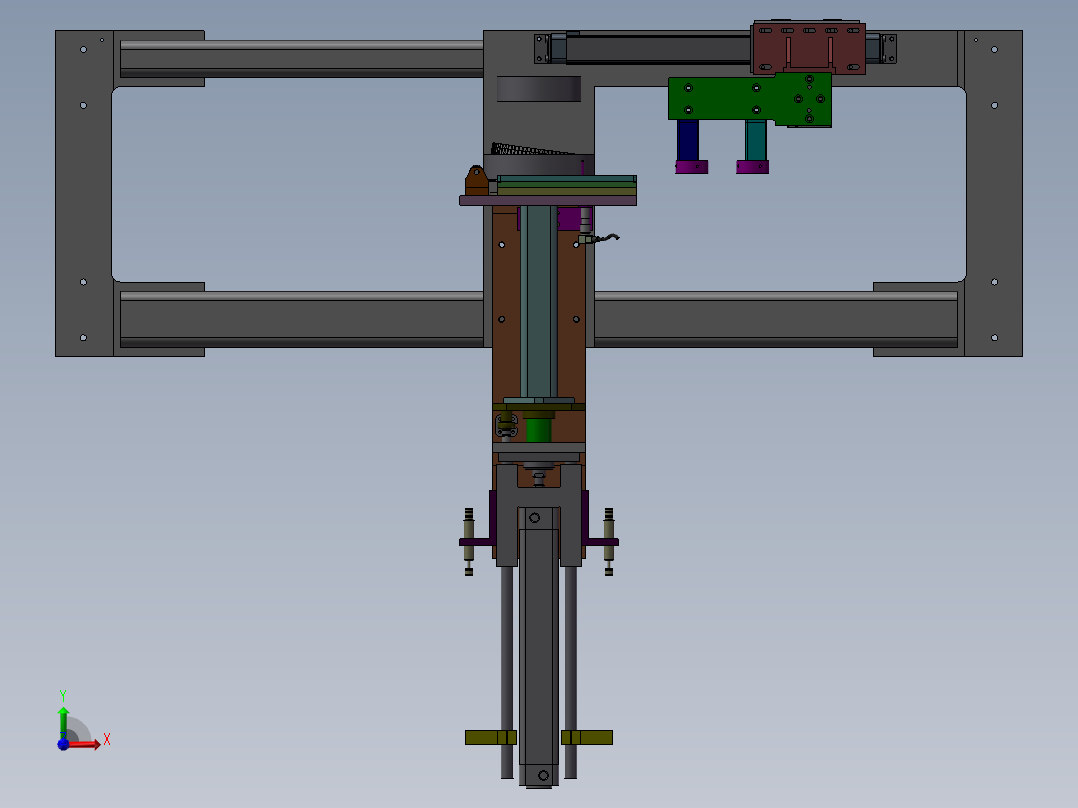 电机装配机构（组装机）前视图