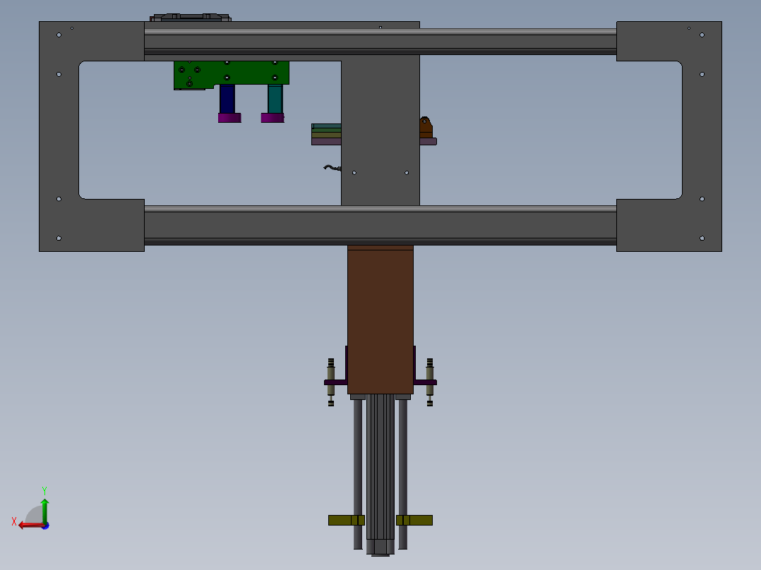 电机装配机构（组装机）后视图