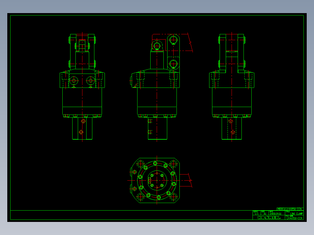 KOSMEKLKA1050-CCN多系列多零件图纸模型