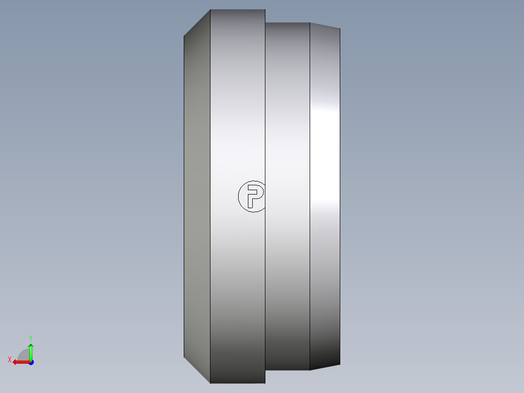 卡套式工业通用硬管接头EO_Progressive_ring_DPR25S71X后视图