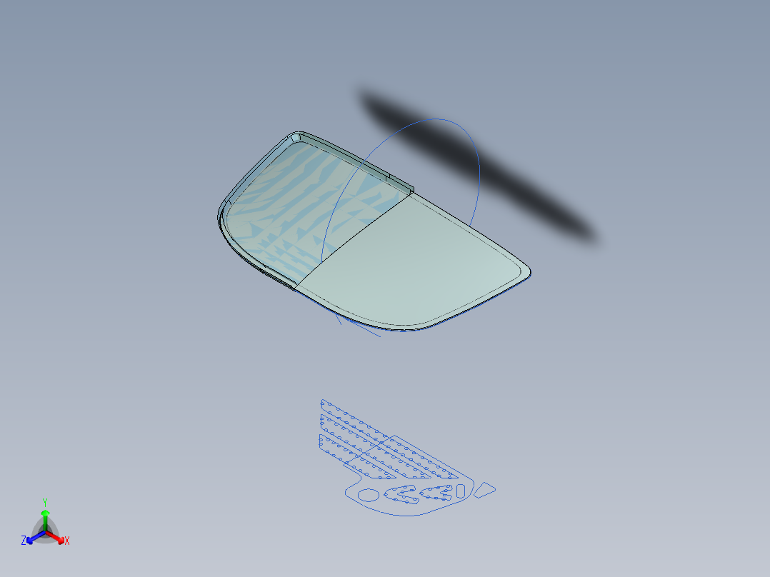 汽车引擎盖--igs