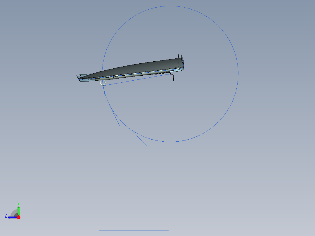 汽车引擎盖--igs右视图