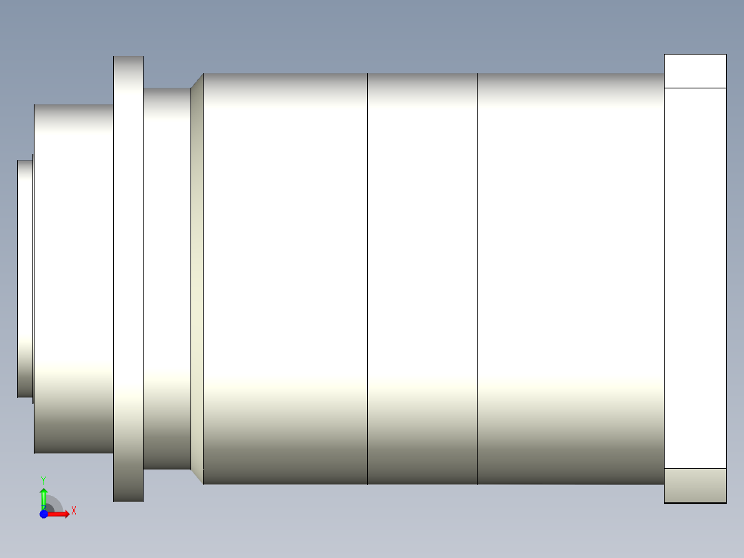 直齿PLH160-L3 35-114.3-200-M12.stp前视图