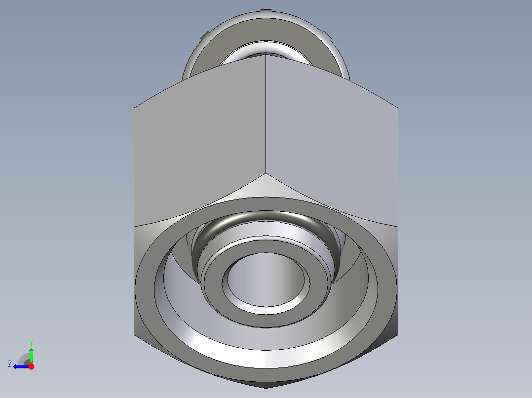 0C43系列-24°重型45°头右视图
