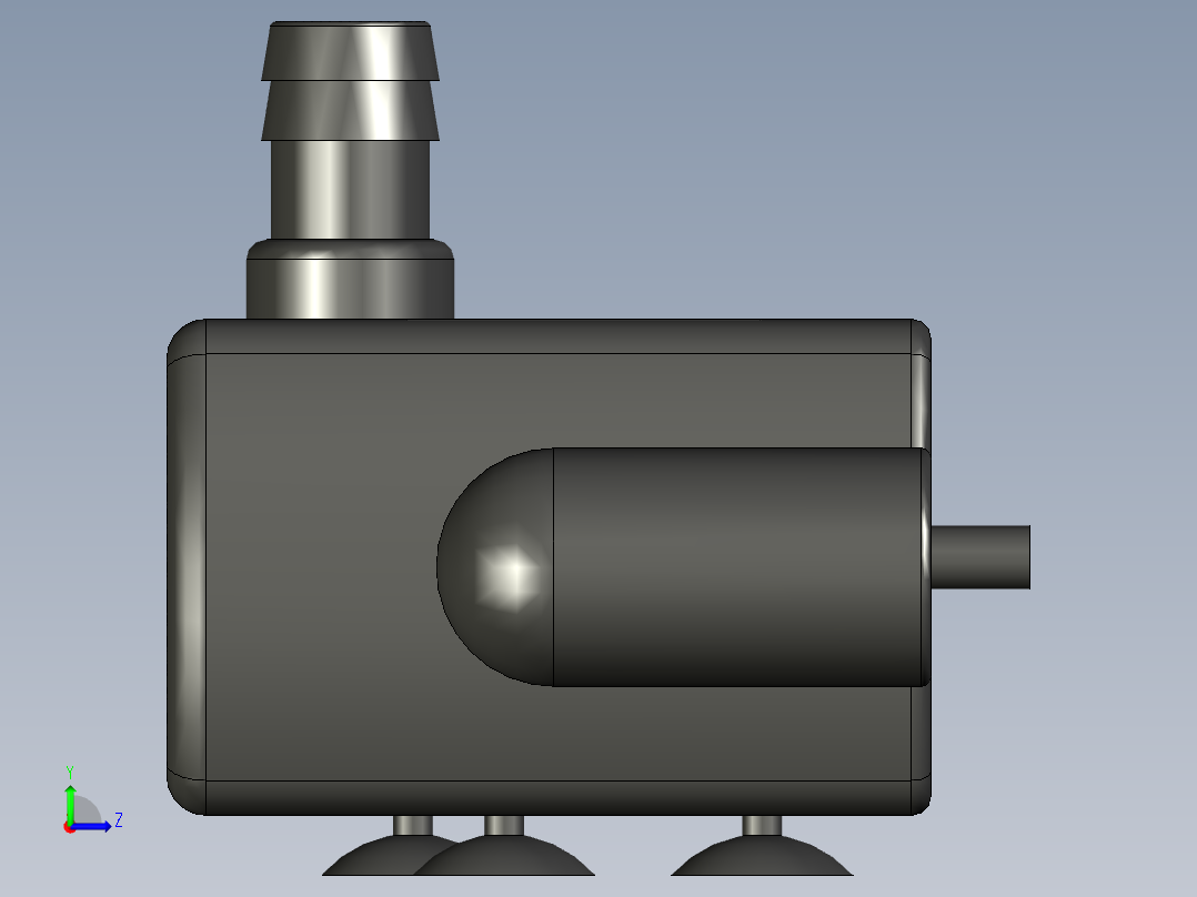 ad 102t-12V 110毫安无刷DC泵左视图