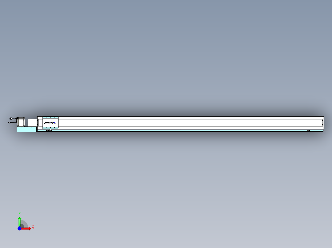 威洛博VBC同步带传动一无尘环境VBC14-L45-S2600-BL-ZP75-C3前视图