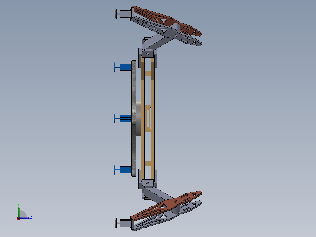 电磁吸附式爬壁机器人===454547==100左视图