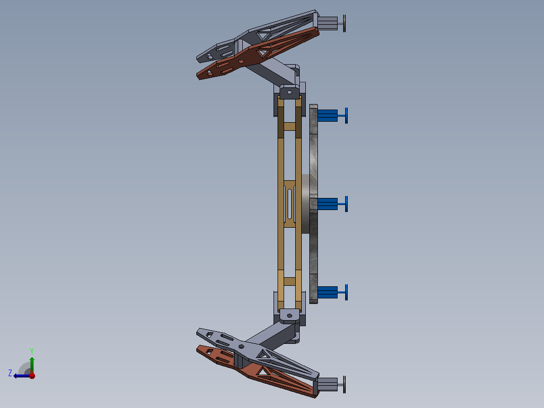 电磁吸附式爬壁机器人===454547==100右视图